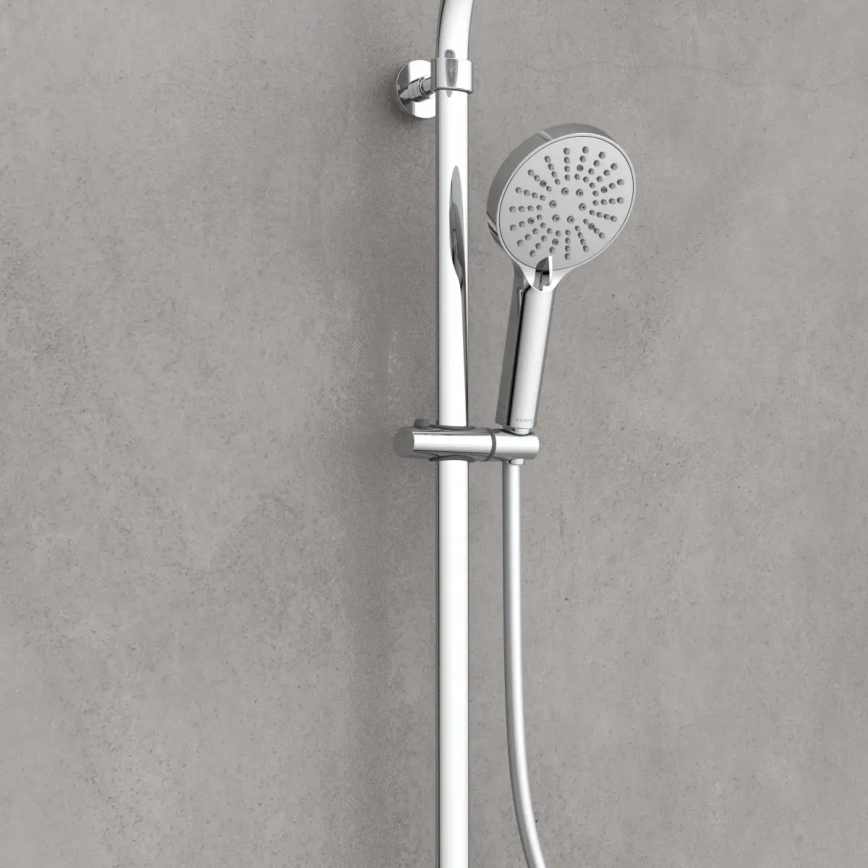 Schütte 60046 - Duschset med termostatblandare MADURA FRESH, blank krom