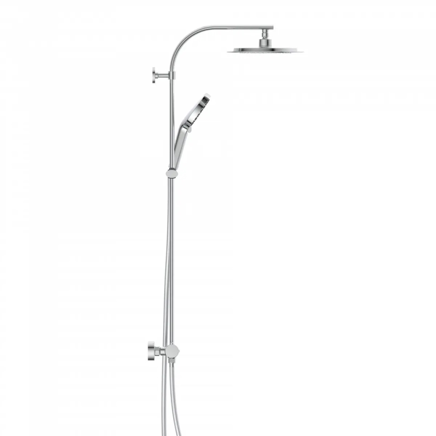 Schütte 60046 - Duschset med termostatblandare MADURA FRESH, blank krom