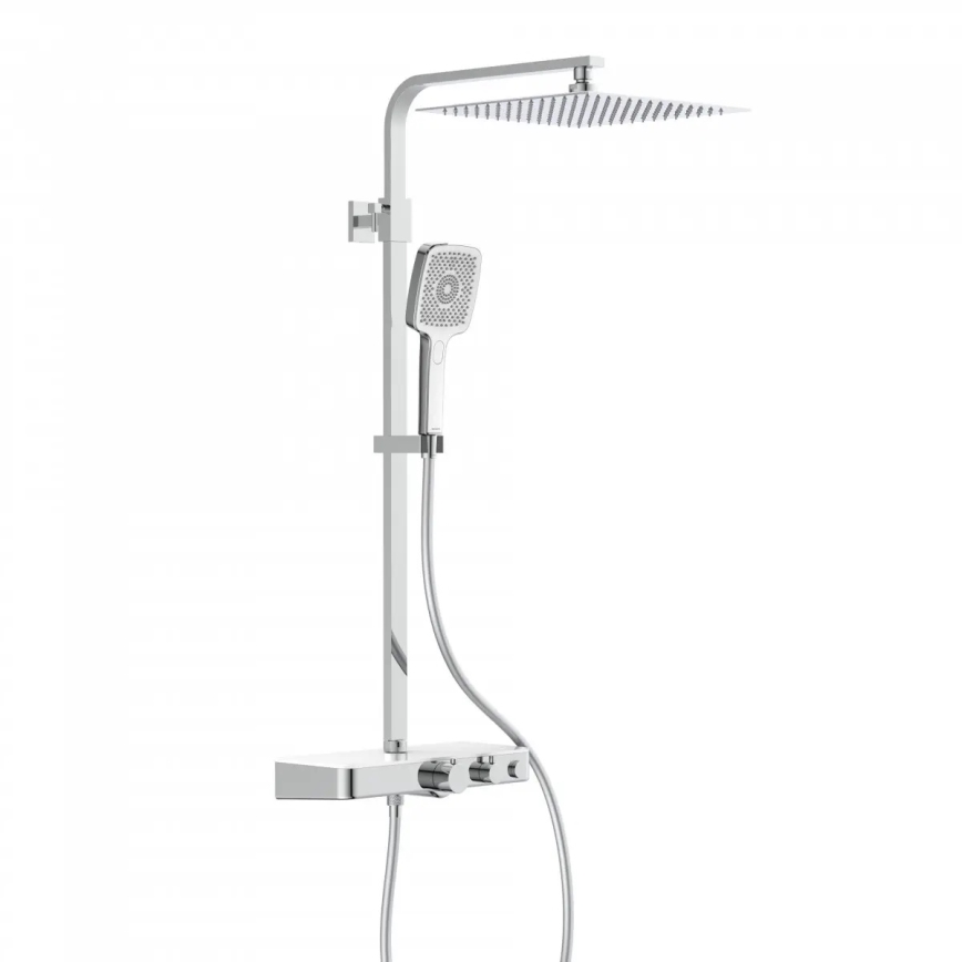 Schütte 60530 - Duschset med termostatblandare OCEAN, polerad krom