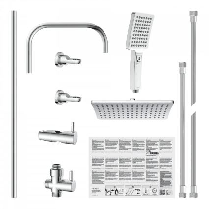Schütte 60660 - Duschset MALLORCA i polerad krom