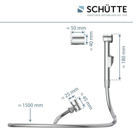 Schütte 78016 - Spraymunstycke för handfat i blank krom