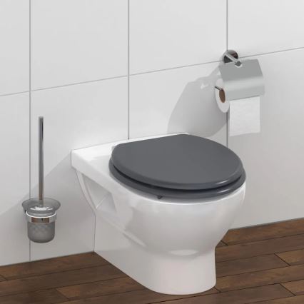 Schütte 80104 - Toalettsits SPIRIT ANTRACIT SoftClose MDF-trä