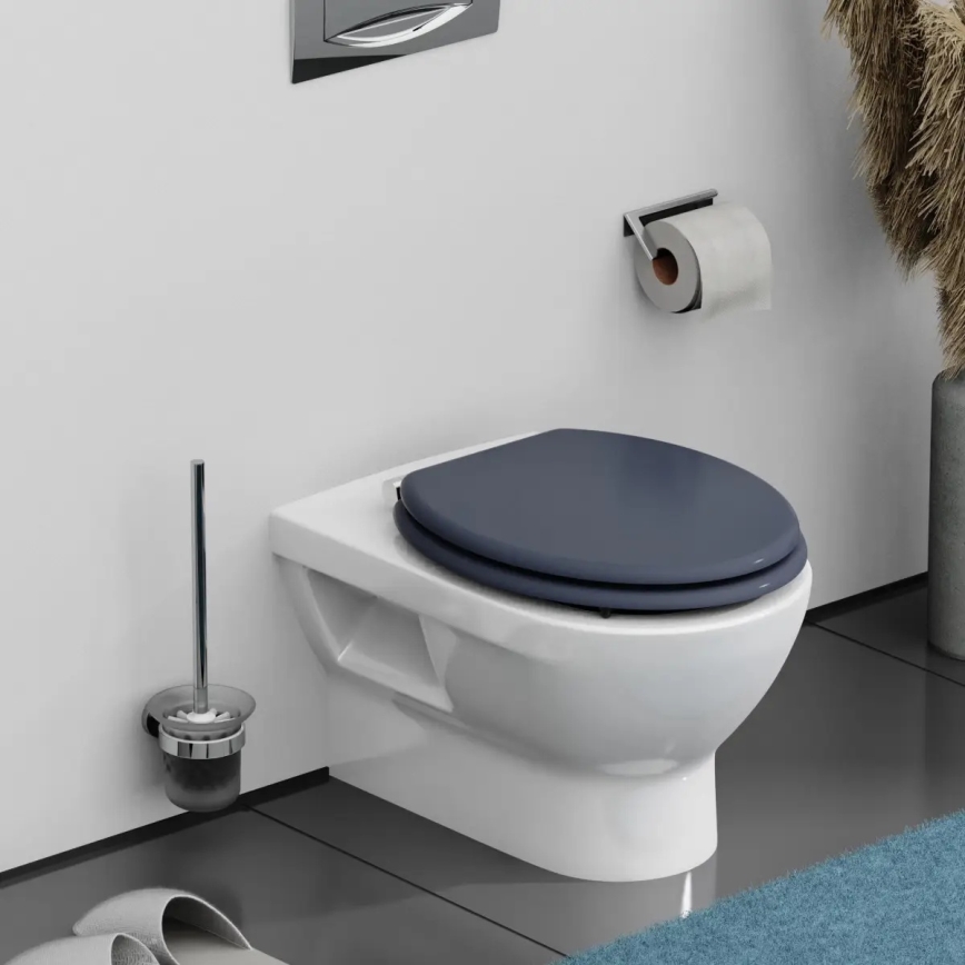 Schütte 80104 - Toalettsits SPIRIT ANTRACIT SoftClose MDF-trä