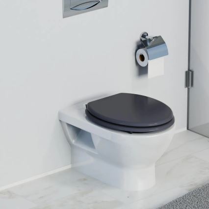 Schütte 80104 - Toalettsits SPIRIT ANTRACIT SoftClose MDF-trä