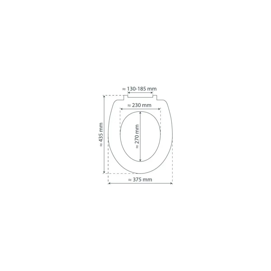 Schütte 80104 - Toalettsits SPIRIT ANTRACIT SoftClose MDF-trä