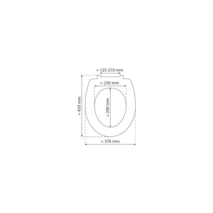 Schütte 82100-A - WC-sits i vit duroplast med SoftClose