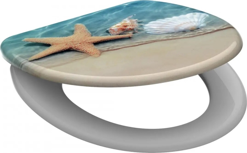 Schütte 82196 - Toalettsits BEACH SoftClose i duroplast