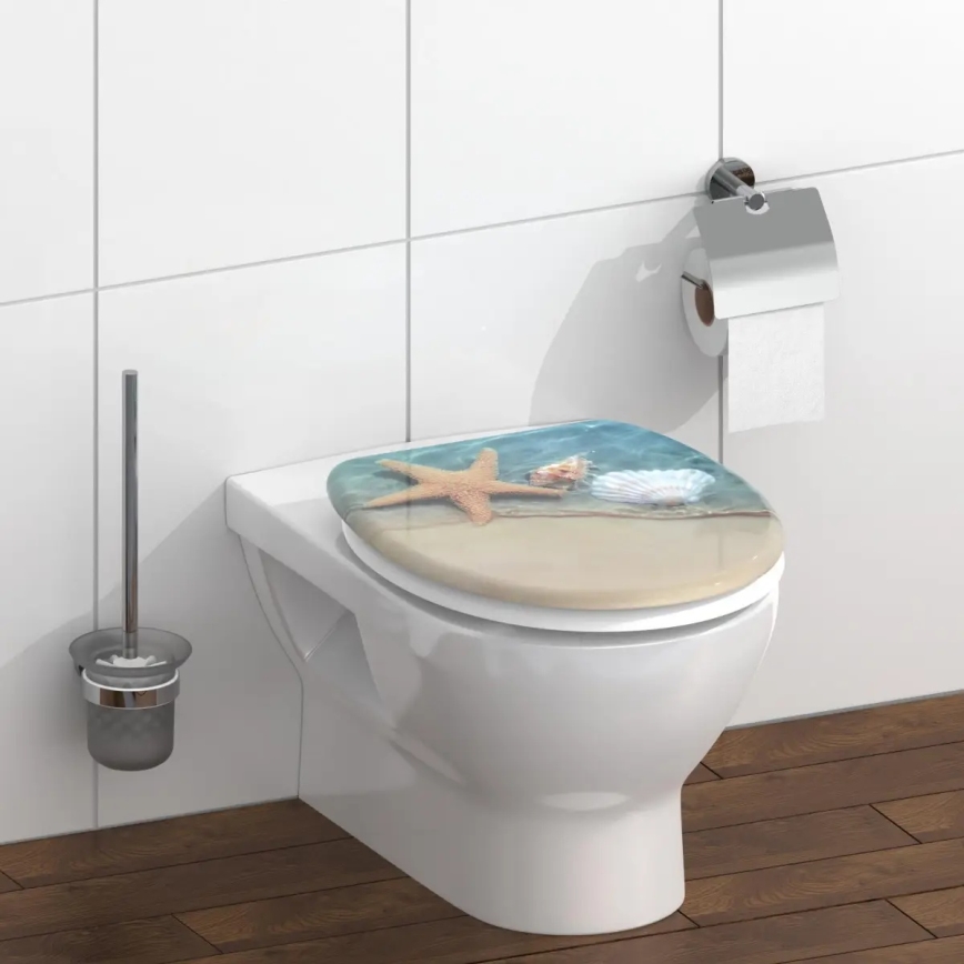 Schütte 82196 - Toalettsits BEACH SoftClose i duroplast
