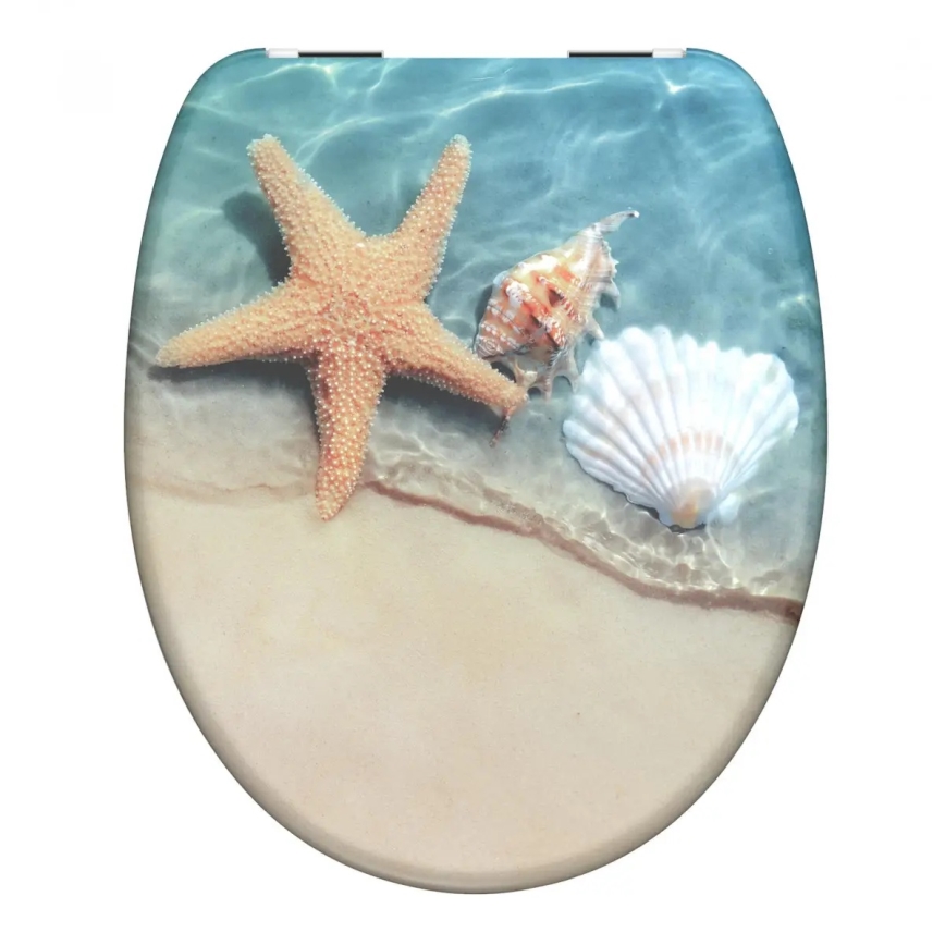 Schütte 82196 - Toalettsits BEACH SoftClose i duroplast