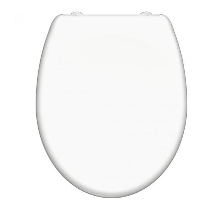 Schütte 82300-A - Toalettsits vit med SoftClose i duroplast