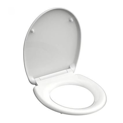 Schütte 82300-A - Toalettsits vit med SoftClose i duroplast