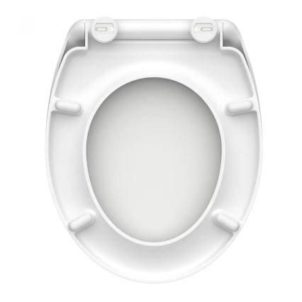 Schütte 82300-A - Toalettsits vit med SoftClose i duroplast