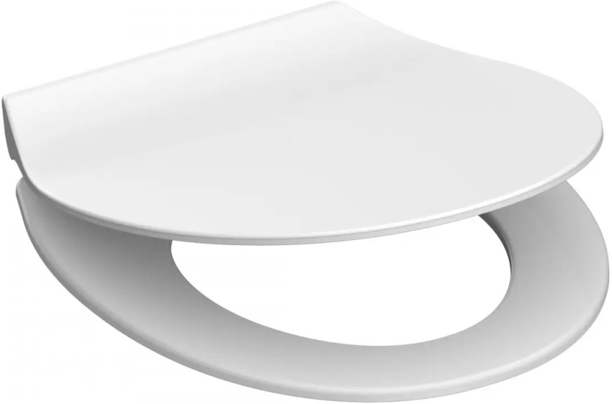 Schütte 82700 - Toalettsits SLIM vit med mjukstängning, duroplast