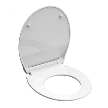 Schütte 82700 - Toalettsits SLIM vit med mjukstängning, duroplast