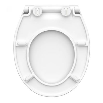 Schütte 82700 - Toalettsits SLIM vit med mjukstängning, duroplast