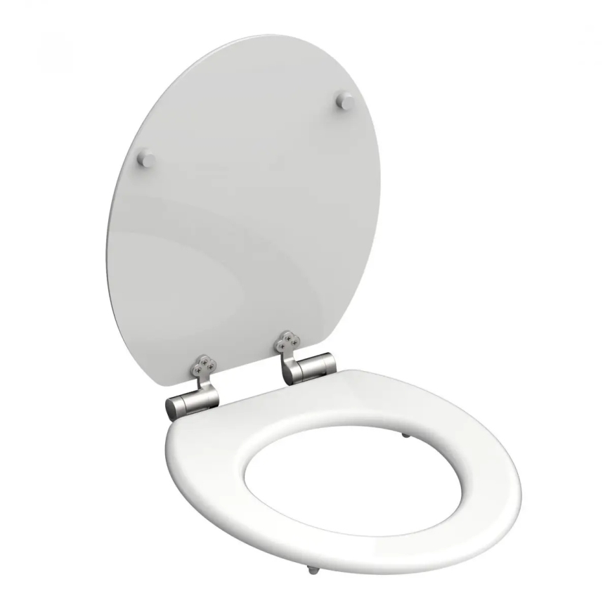Schütte 84100-A - Toalettsits, vit, SoftClose, i MDF