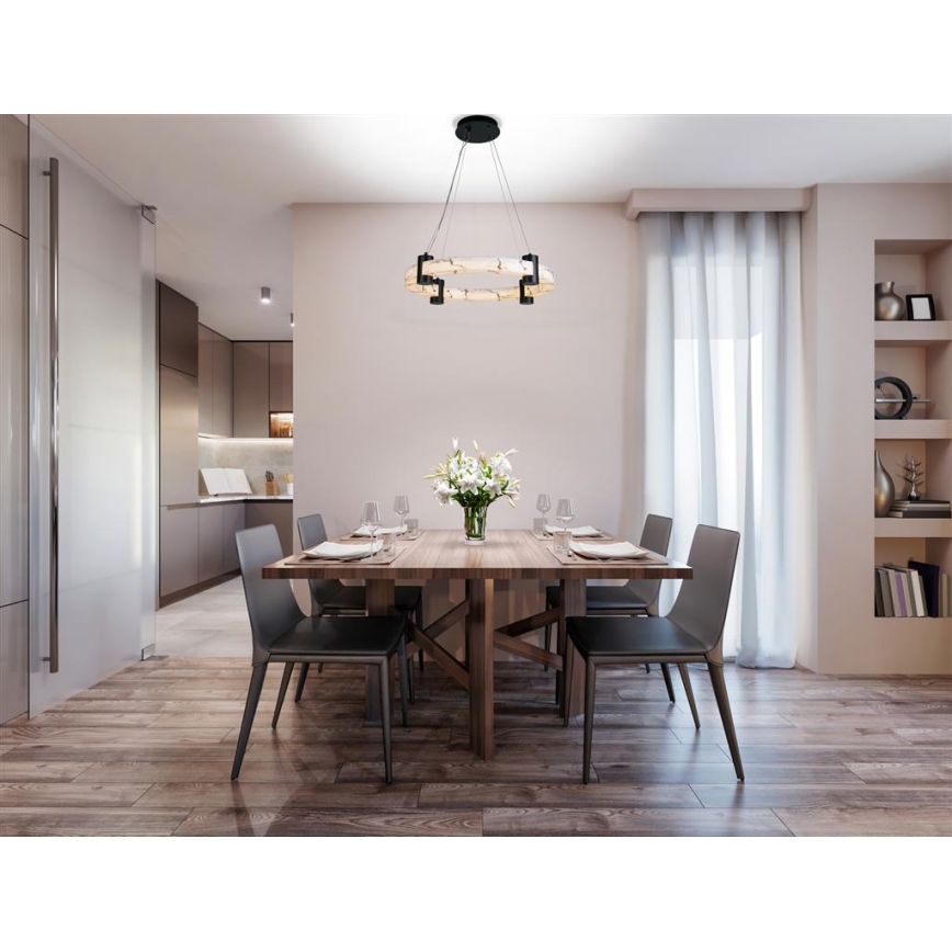 Searchlight - LED-pendel på vajer MOONBEAM LED/29W/230V