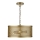 Searchlight 12483-3GO - Ljuskrona med kedja FISHNET 3xE27/60W/230V guld