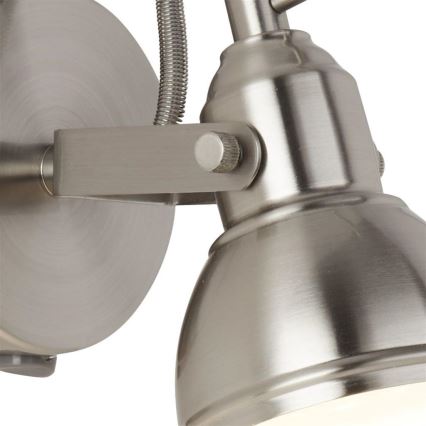 Searchlight - Väggspotlight FOCUS 1xGU10/50W/230V matt krom