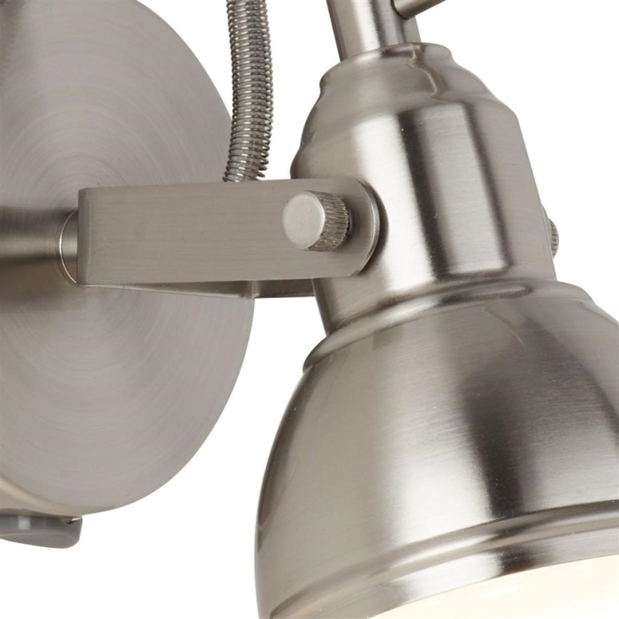 Searchlight - Väggspotlight FOCUS 1xGU10/50W/230V matt krom