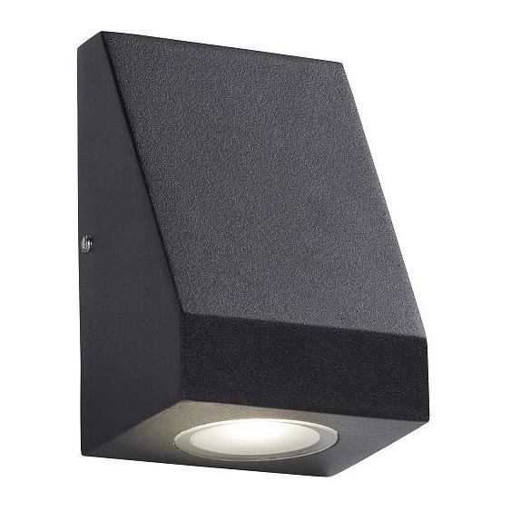 Searchlight 2041-1BK - LED Utomhus Väggbelysning DOOR LED/7W/230V IP44