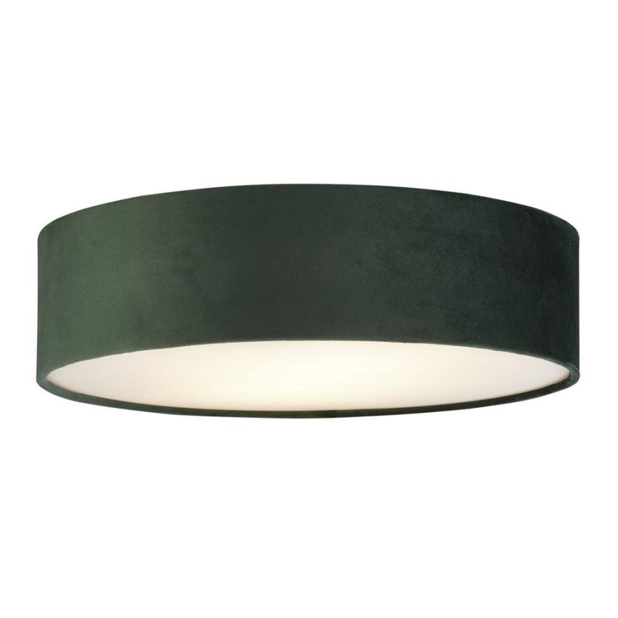 Searchlight - Taklampa DRUM PLEAT 2xE27/15W/230V grön