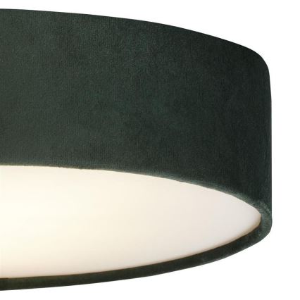 Searchlight - Taklampa DRUM PLEAT 2xE27/15W/230V grön