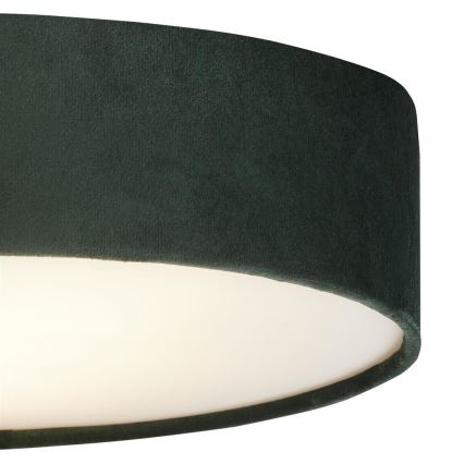 Searchlight - Taklampa DRUM 3xE27/60W/230V grön