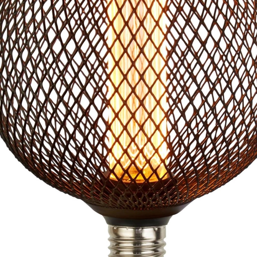 Searchlight  - LED-dimbar dekorativ lampa WIRE MESH E27/4,5W/230V 2700K