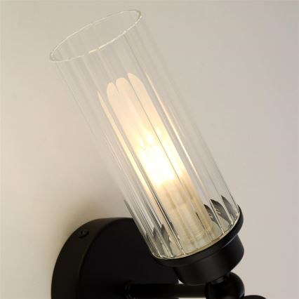 Searchlight - Vägglampa IMPERIAL 2xG9/33W/230V svart