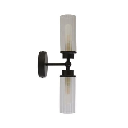 Searchlight - Vägglampa IMPERIAL 2xG9/33W/230V svart