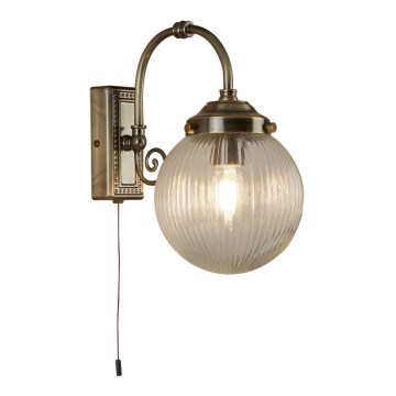 Searchlight 3259AB - Utomhus Väggbelysning BELVUE 1xE14/40W/230V IP44