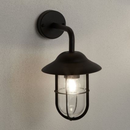 Searchlight 3291BK - Utomhus Väggbelysning  TORONTO 1xE27/40W/230V IP44