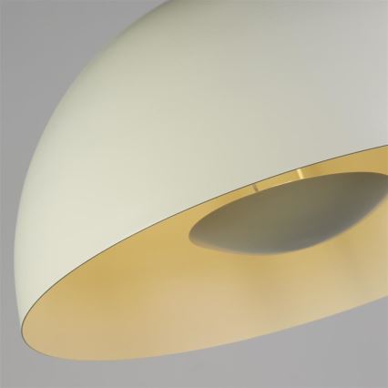 Searchlight - Taklampa på kabel MARS 1xE27/60W/230V Ø 25 cm krämfärgad