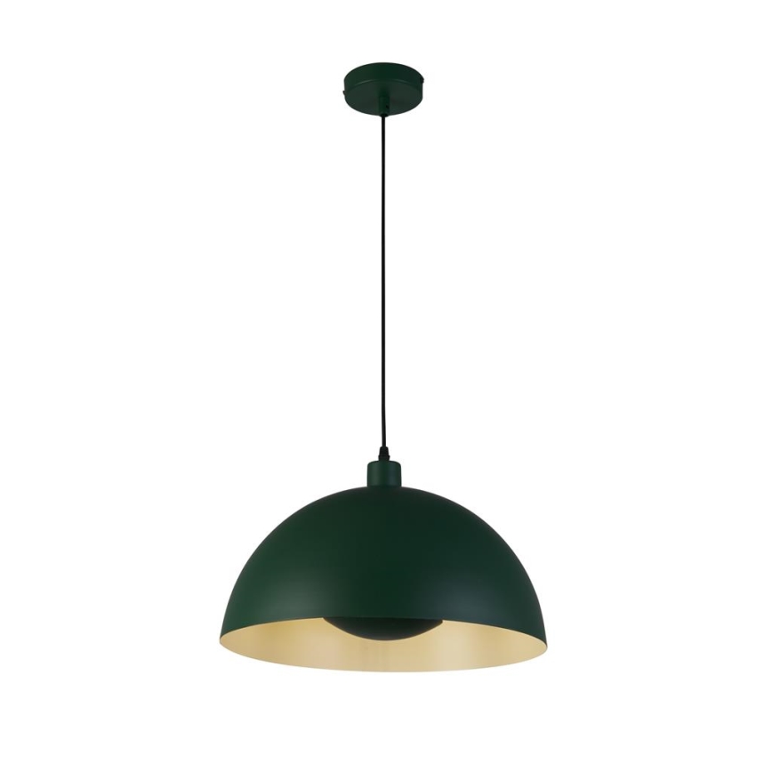 Searchlight - Pendellampa med kabel MARS 1xE27/60W/230V Ø 25 cm grön