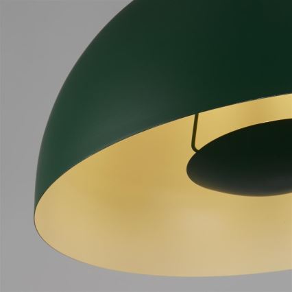 Searchlight - Pendellampa med kabel MARS 1xE27/60W/230V Ø 25 cm grön