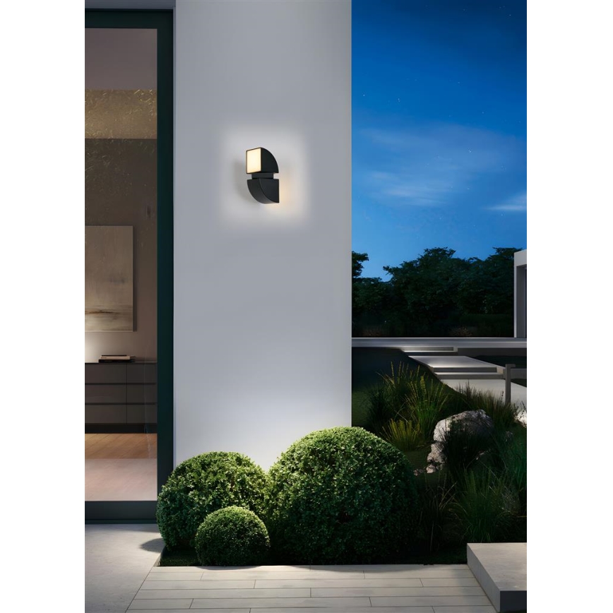 Searchlight - LED utomhusväggarmatur DAKOTA 2xLED/4W/230V IP44