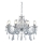 Searchlight 399-8 - Kristallkrona med kedja MARIE 8xE14/40W/230V