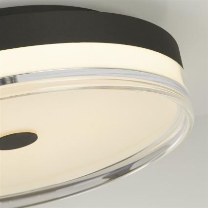 Searchlight - LED-taklampa CYPRUS LED/29W/230V Ø 40 cm svart
