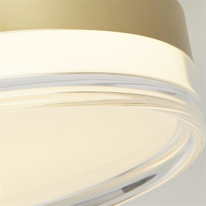 Searchlight - LED-taklampa CYPRUS LED/29W/230V Ø 40 cm guldfärgad