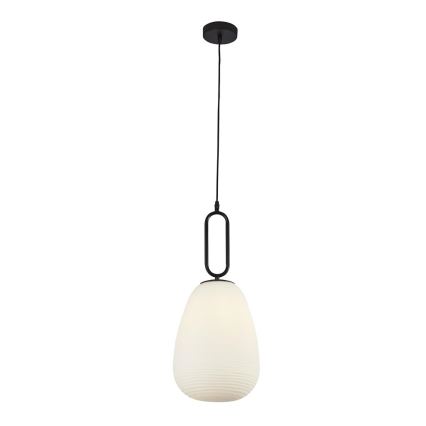 Searchlight - Ljuskrona med upphängningsrem ELIXIR 1xE27/60W/230V vit