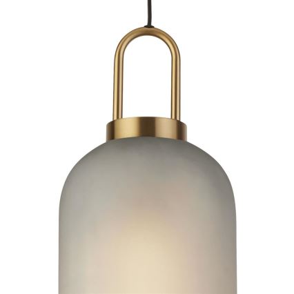 Searchlight - Ljuskrona med upphängningsrem PIPETTE 1xE27/60W/230V matt