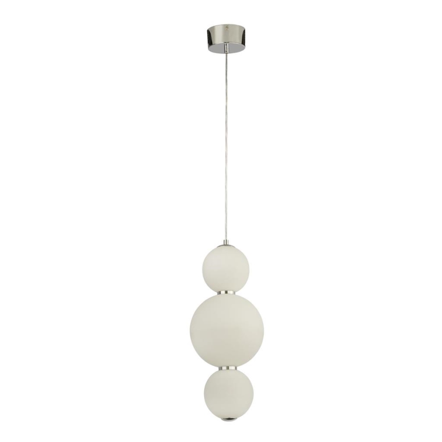 Searchlight-LED Ljuskrona med upphängning SNOWBALL LED/18W/230V