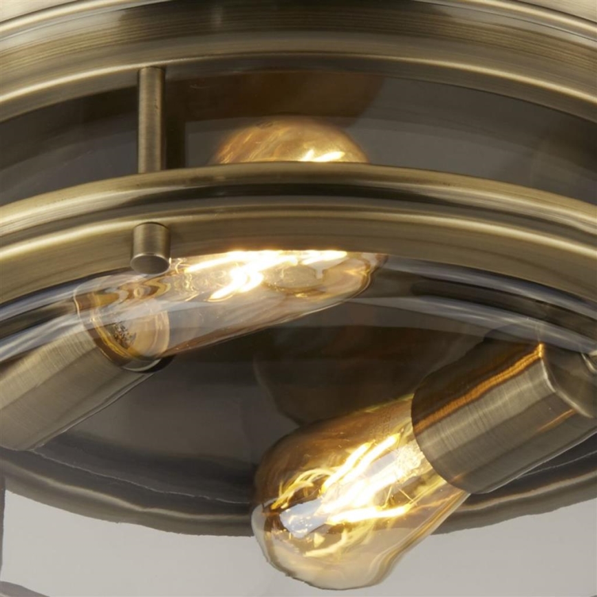 Searchlight 5182AB - Takbelysning EDINBURGH I 2xE27/40W/230V brons