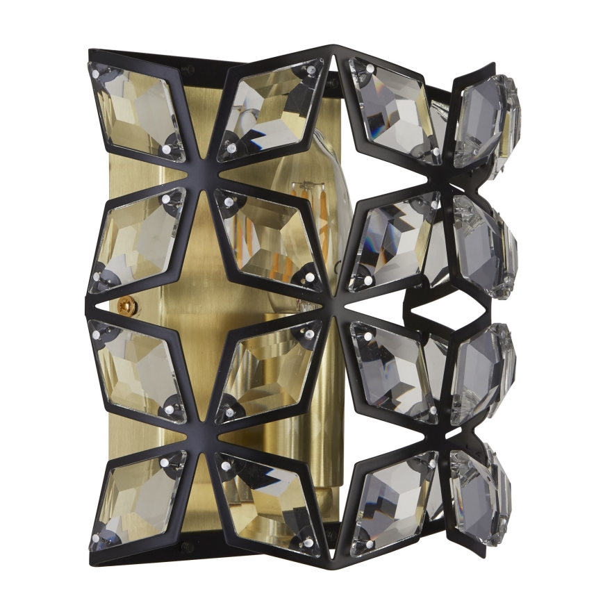 Searchlight - Vägglampa IRIS 1xE14/60W/230V mässing