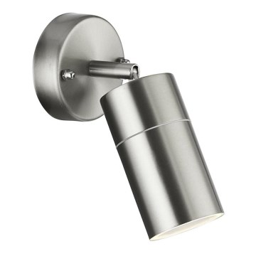 Searchlight 6411SS-LED - LED Utomhus Väggbelysning LEO 1xGU10/3W/230V IP44