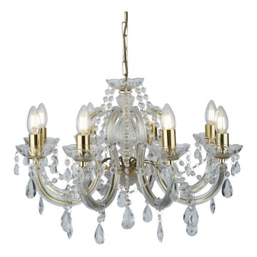 Searchlight 699-8 - Kristallkrona med kedja MARIE 8xE14/40W/230V