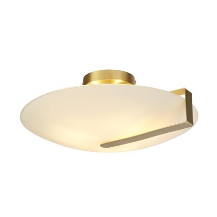 Searchlight - Taklampa SUNDIAL 3xE27/40W/230V guldfärgad