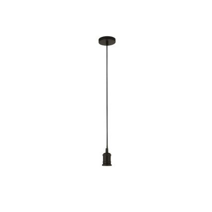 Searchlight - Pendellampa med vajerupphängning SUSPENSION 1xE27/60W/230V svart