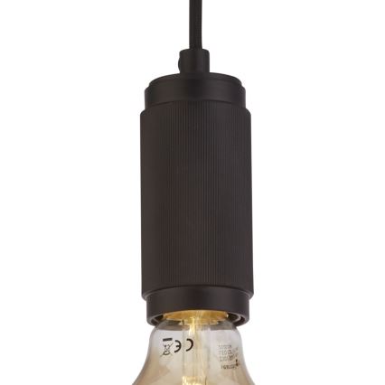 Searchlight - Takpendel SUSPENSION 1xE27/60W/230V svart